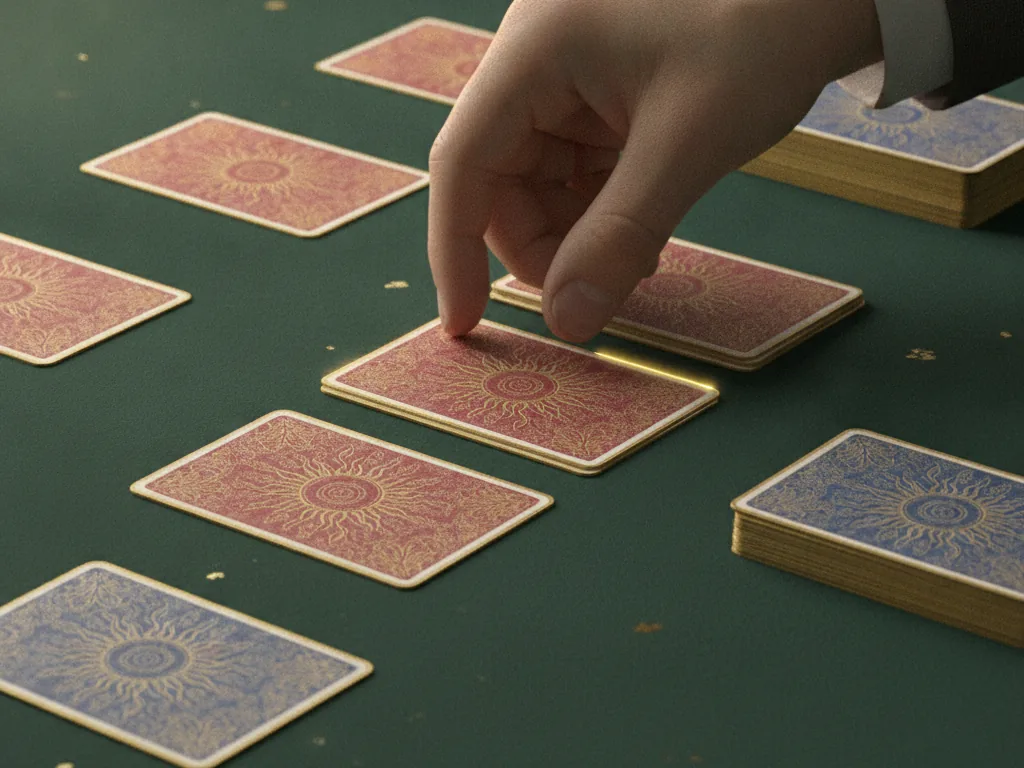 Diagram of buying the discard in Shanghai Rummy: a face-up discarded card being taken by an out-of-turn player together with one face-down penalty card drawn from the stock, showing that a buy costs two cards for the one you want